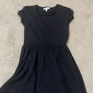 Black babydoll dress